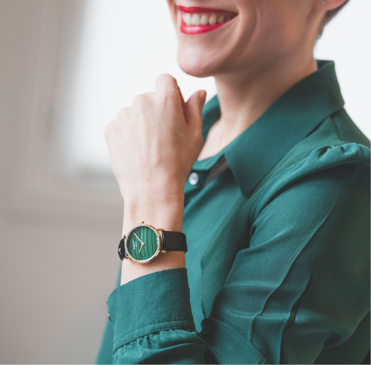 Malachite-2 parfait Genève malachite Watch